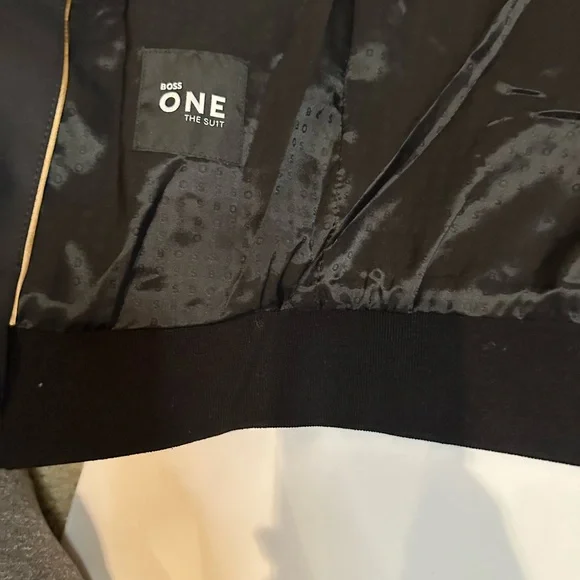 BOSS Men´s Dark Gray Bomber Jacket Jackets & Coats